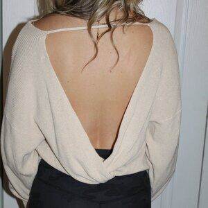 By Together Open Back Sweater